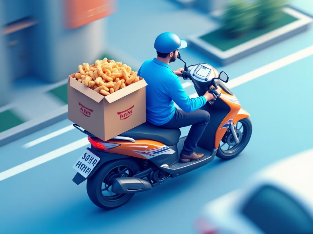 VertaaFood delivery rider